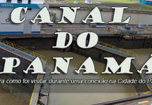 Como foi visitar o Canal do Panamá durante uma conexão em Panama City.